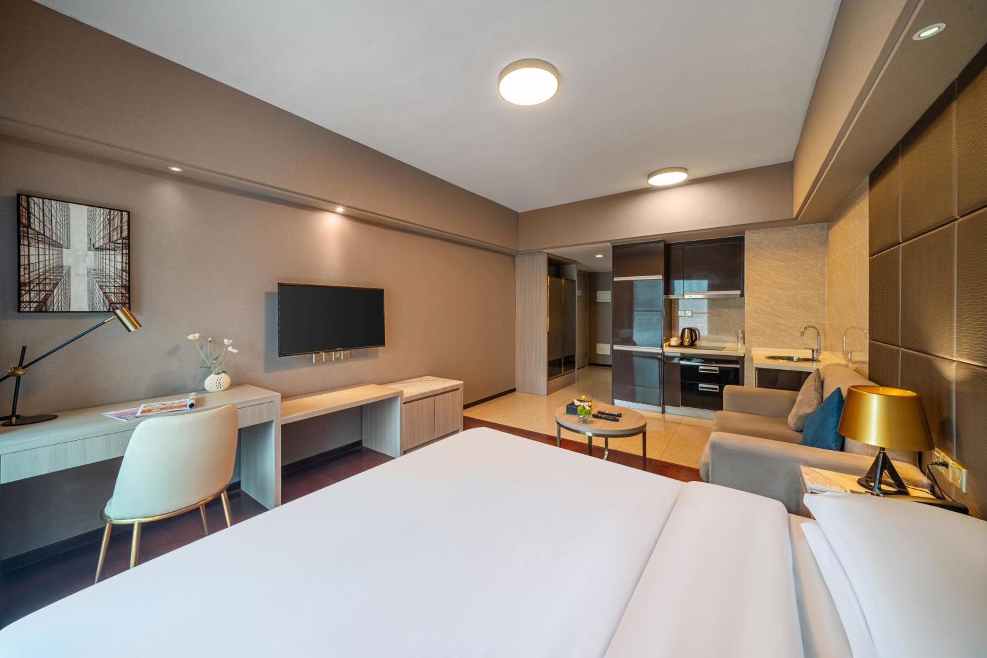 Foshan Poltton International Serviced Apartment-Canton Fair Free Shuttle Bus Экстерьер фото