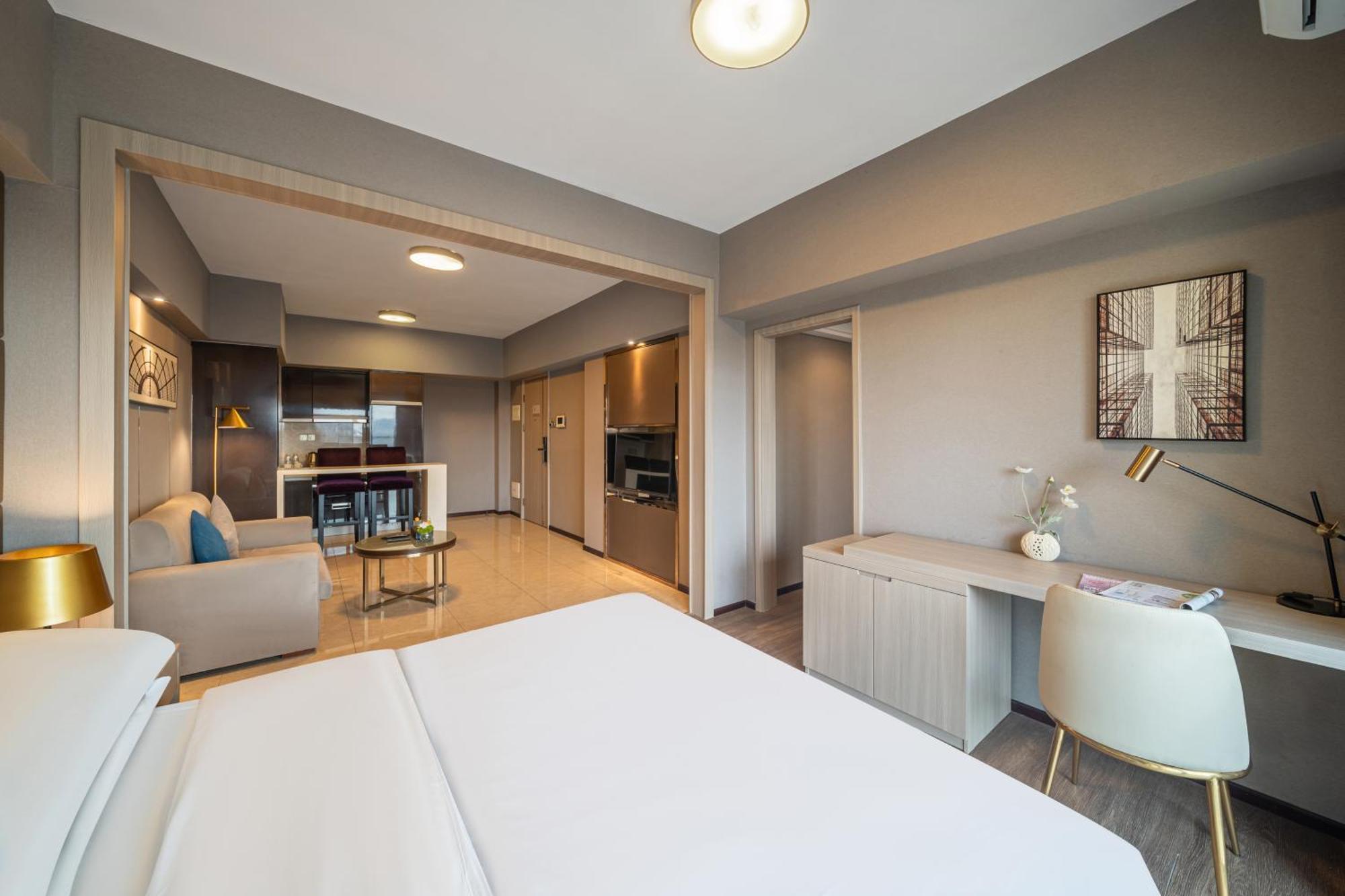 Foshan Poltton International Serviced Apartment-Canton Fair Free Shuttle Bus Экстерьер фото
