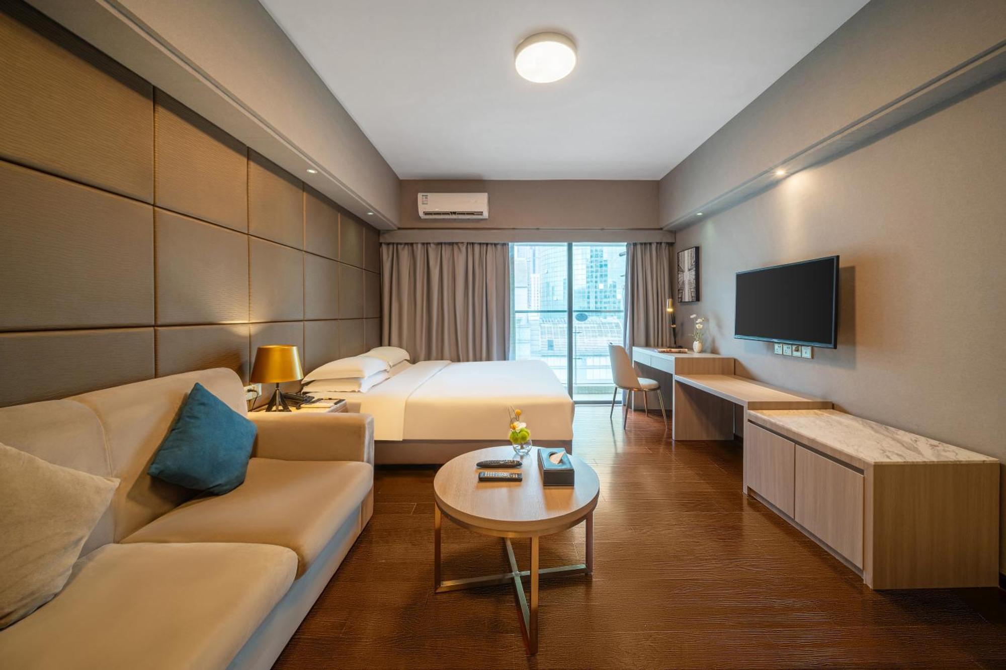 Foshan Poltton International Serviced Apartment-Canton Fair Free Shuttle Bus Экстерьер фото